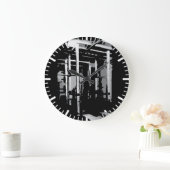 Bodybuilding Workout Picture- Squat Rack Große Wanduhr (Zuhause)