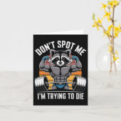 Bodybuilding Workout Spott mir nicht, dass ich ver Karte (Gelbe Blume)