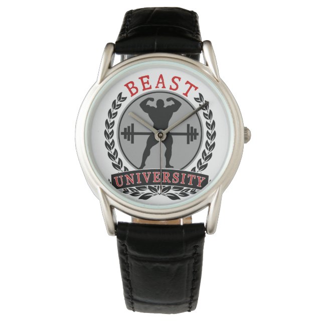 Bodybuilding Wrist der Bestie University Armbanduhr (Vorderseite)