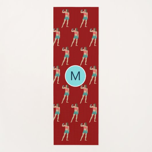 Bodybuilding Yogamatte (Vorderseite)