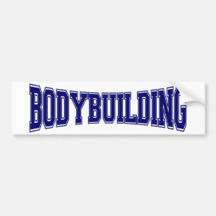 Bodybuildings-Hochschulart Autoaufkleber