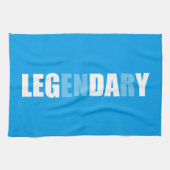 Bodybuliding - Leg Day - Legendär Handtuch (Horizontal)