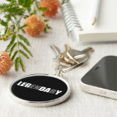 Bodybuliding - Leg Day - Legendär Schlüsselanhänger (Seite)