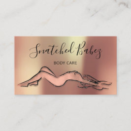 BodyCare-Skulptur von QRCODE-Kupfer mit schwarzer  Visitenkarte