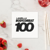 BODYCOMBAT 100 Cocktail Napkins Serviette (Beispiel)