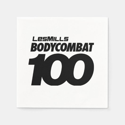 BODYCOMBAT 100 Cocktail Napkins Serviette (Vorderseite)