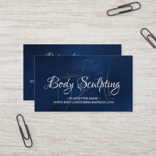 Bodycontouring-Spa-Frau Navy Visitenkarte