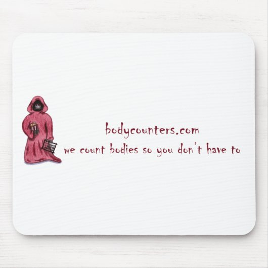 Bodycounters Mausunterlage Mousepad (Vorne)