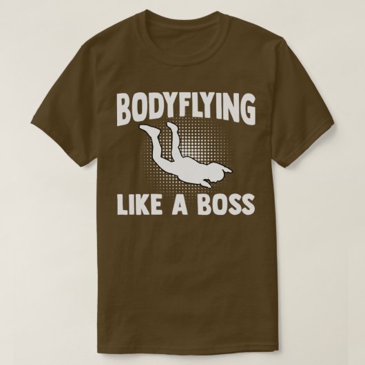 Bodyflying Boss for Indoor Skydiving Bodyflight en T-Shirt (Design vorne)