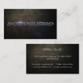 Bodyguard Business Card Visitenkarte (Vorne/Hinten)