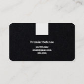 Bodyguard Premium Black Visitenkarte (Rückseite)