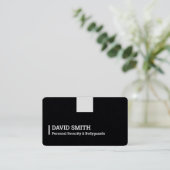 Bodyguard Premium Black Visitenkarte (Stehend Vorderseite)