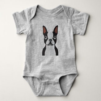 Bodysuit Baby-Bostons Terrier Jersey Baby Strampler