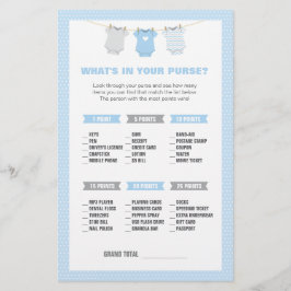 Bodysuit-Babyparty, was in Ihrem Spiel-Blauen Briefpapier