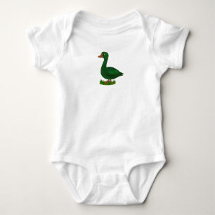 Bodysuit - Bedruckt mit einer zauberhaften grünen Baby Strampler