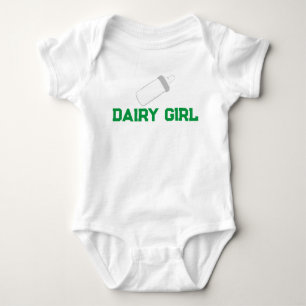 Bodysuit "Dairy Girl" Baby Strampler