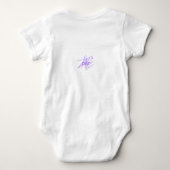 Bodysuit - einfache Designkunst Baby Strampler (Rückseite)