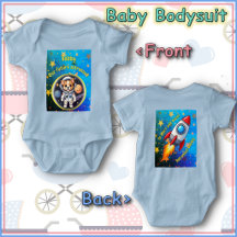 Bodysuit für Baby - Rakete zum Mars