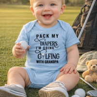 Bodysuit für Babys - Opa's Golfing Buddy