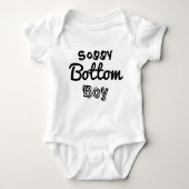 Bodysuit "Soggy Bottom Boy" Baby Strampler (Vorderseite)