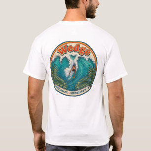 Bodysurfing the Wedge - Newport Beach T-Shirt
