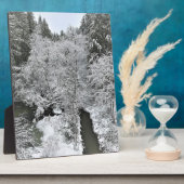Boeckman Creek im Winter Fotoplatte (Seite)