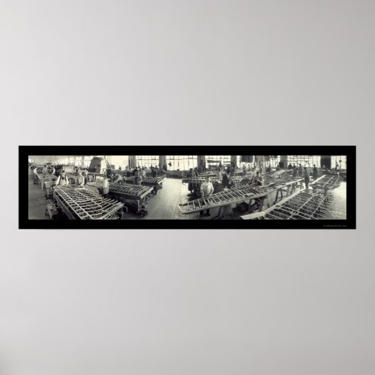 Boeing Airplane Worker-Foto 1941 Poster (Vorne)