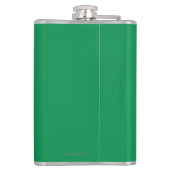 Boeing-Feld-Vintages Reise-Plakat Flachmann (Rückseite)