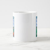 Boeing Field Vintage Travel Poster Jumbo-Tasse (Vorderseite)