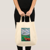 Boeing Field Vintage Travel Poster Tragetasche (Vorderseite (Produkt))