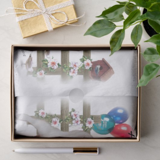 Boer Goat Birthday Party Tissue Paper Seidenpapier (Geschenk)