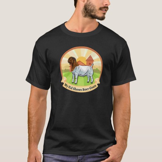 Boer Goat Farm Mein Kind zeigt Boer-Ziegen T-Shirt (Vorderseite)