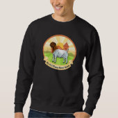 Boer Goat Farm My Kid Shows Boer Goats Sweatshirt (Vorderseite)
