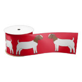 Boer Goat Farm Red Satinband (Spule)