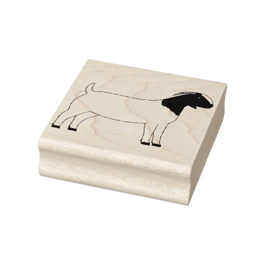 Boer Goat Gummistempel (Stempel)