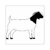 Boer Goat Gummistempel (Prägung)