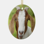 Boer Goat Nanny Kid Keramik Ornament (Rechts)