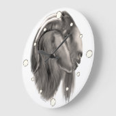 Boer Goat Wall Clock Große Wanduhr (Winkel)