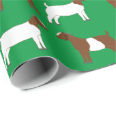 Boer Goes on Green Geschenkpapier (Rolleneckpunkt)
