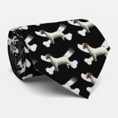 BOER-ZIEGEN-PIRATEN-FLAGGE - MESSER UND GABEL KRAWATTE (Gerollt)