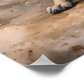 Boerboel Dog Art Print Poster (Ecke)