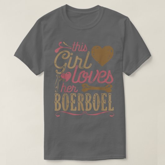 Boerboel Dog Lover T Gift Dogs Tee (Design vorne)