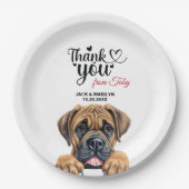 Boerboel Dog Pappteller (Vorderseite)