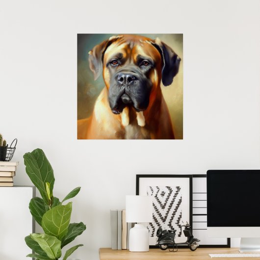 Boerboel Dog Poster (Heimbüro)
