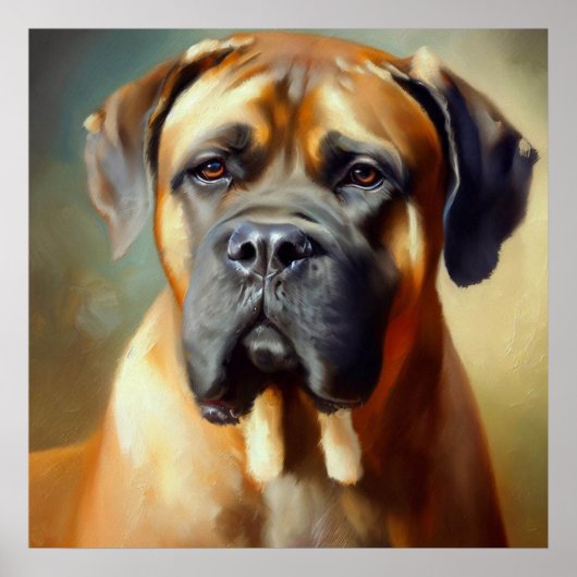 Boerboel Dog Poster (Vorne)