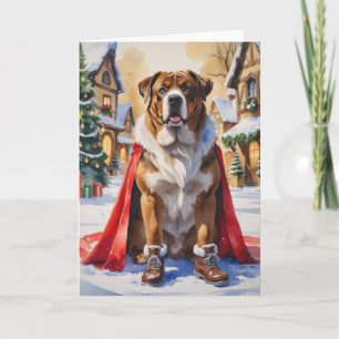 Boerboel Dog Weihnachtsgrußkarte Karte