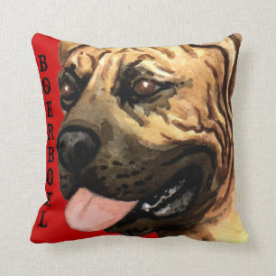 Boerboel Farbblock Kissen