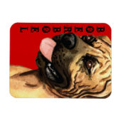 Boerboel-Farbblock Magnet (Horizontal)