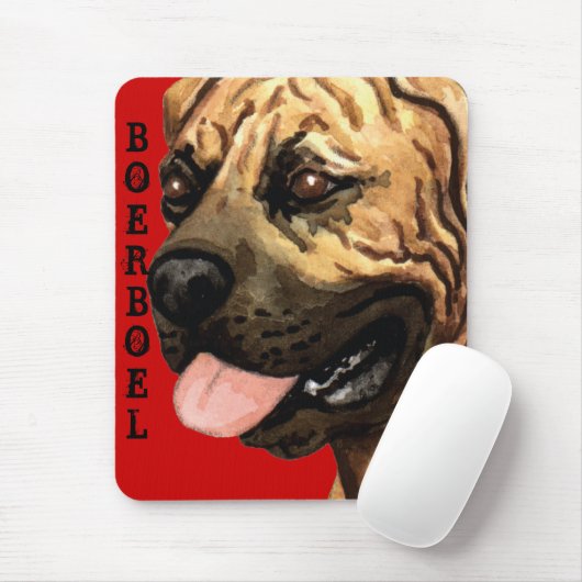Boerboel-Farbblock Mousepad (Mit Mouse)