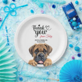Boerboel-Hund Pappteller (Party)